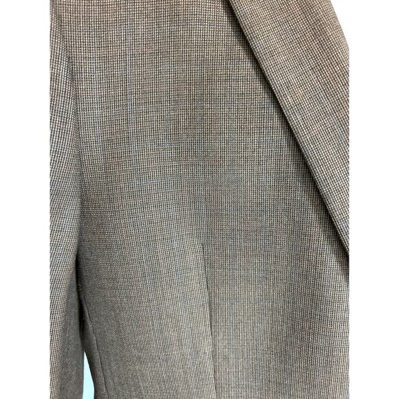 Lauren Ralph Lauren | Brown 100% Wool Mens Single Breasted Blazer | 44L - Picture 4 of 13